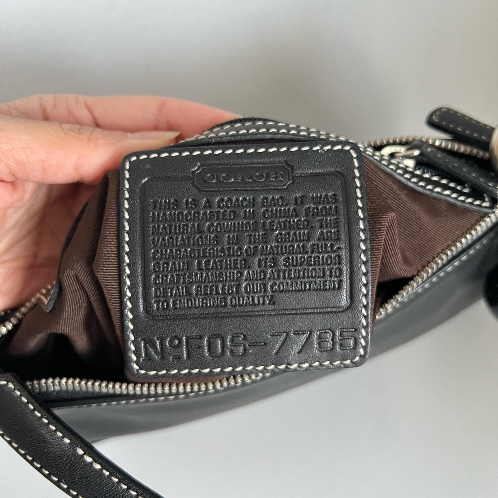 Vintage Coach Hamptons Leather Demi Bag - Picture 3 of 9